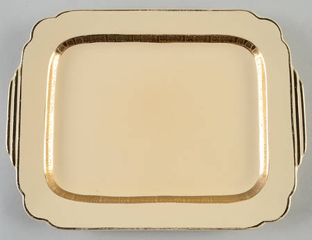 Royal Gold 11" Oval Serving Platter by Pearl China 