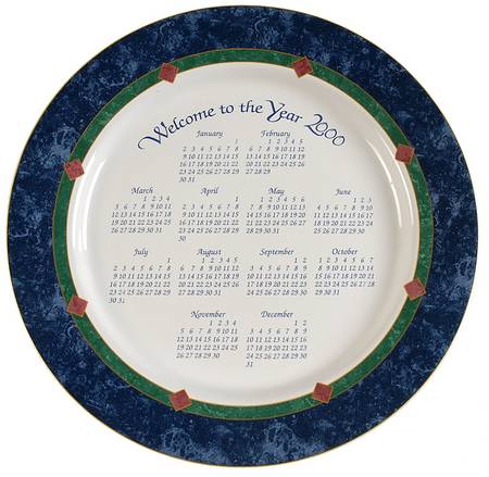 Amalfi Classic "2000" Calendar Plate