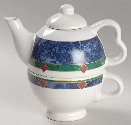 Amalfi Classic Individual Teapot & Lid with Cup