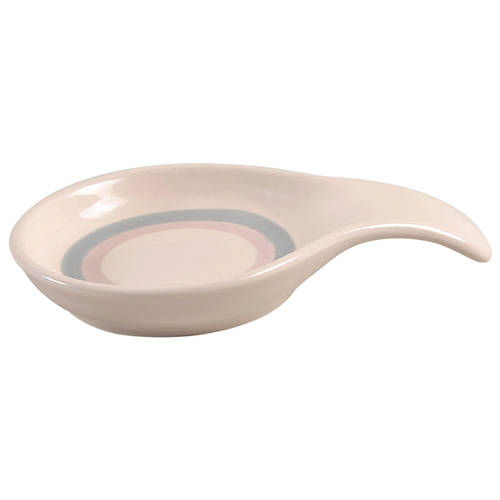 Aura Pink Spoon Rest/Holder (Holds 1 Spoon)