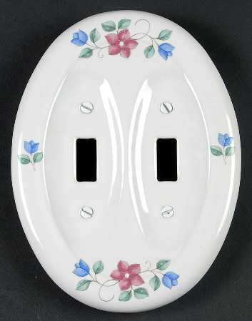 Bonnie Brae Double Light Switch Cover
