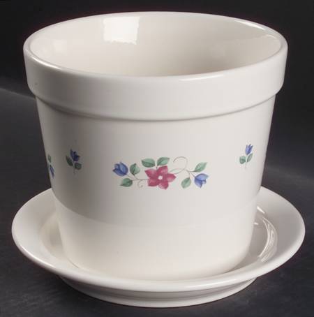 Bonnie Brae 6" Flower Pot & Underplate