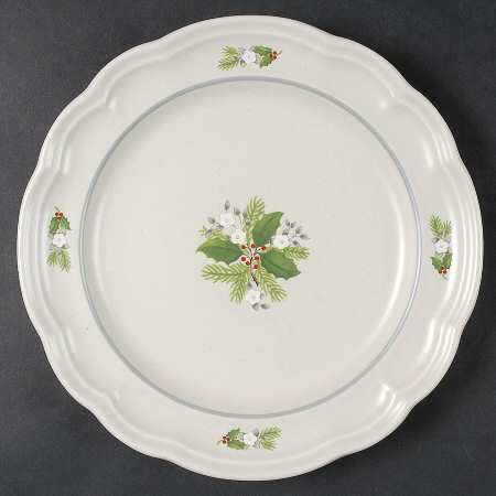 Christmas Heirloom Luncheon Plate