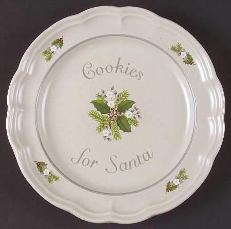 Christmas Heirloom Cookie Plate by Pfaltzgraff