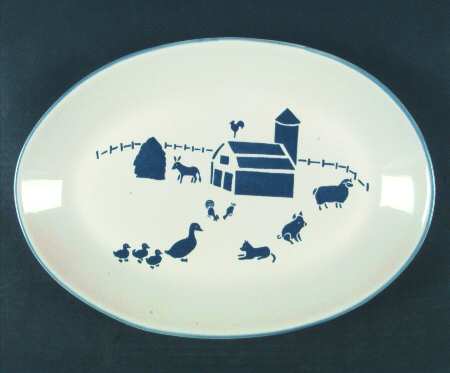 Country Fair 14" Oval Serving Platter