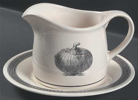 Farmers Market Gravy Boat & Underplate