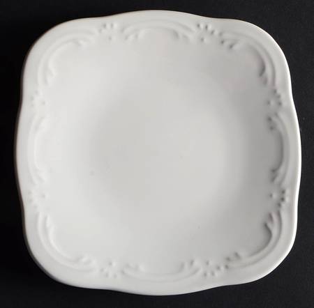 Filigree Square Appetizer Plate