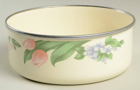 Garden Party (Garden Impressions) 6 3/4" Metal Bowl
