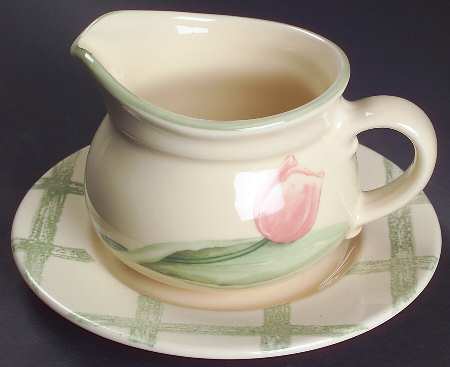 Garden Party (Garden Impressions) Gravy Boat & Underplate