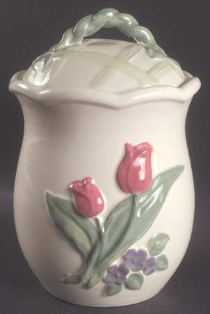 Garden Party (Garden Impressions) Extra Large Canister & Lid