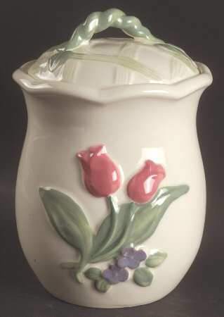 Garden Party (Garden Impressions) Medium Canister & Lid