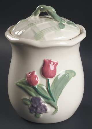 Garden Party (Garden Impressions) Small Canister & Lid