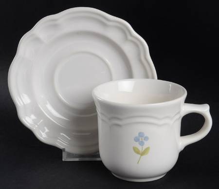 Garland Flat Cup & Saucer Set