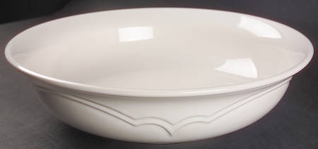 Gazebo White 11" Large Salad Serving Bowl