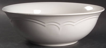 Gazebo White 10" Large Salad Serving Bowl