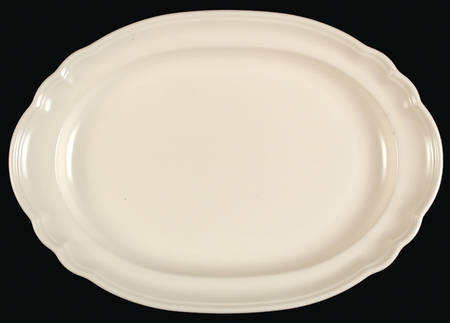 Gazebo White 14" Oval Serving Platter
