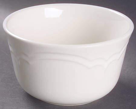 Gazebo White Deep Dessert Bowl