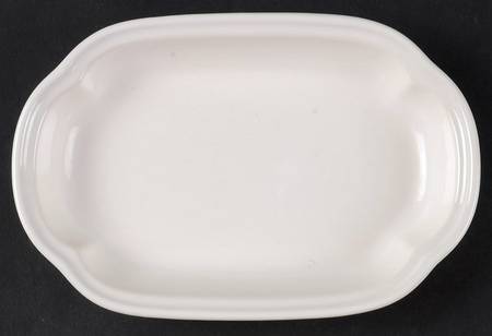 Gazebo White Entree Dish