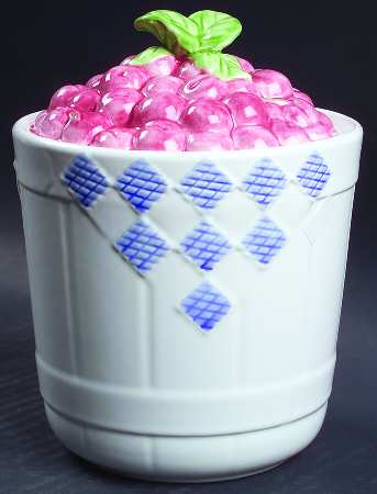 Hopscotch (Fruit) 5" Canister & Lid