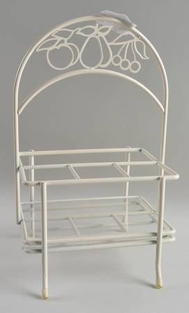 Hopscotch (Fruit) Metal Flatware/Napkin Caddy