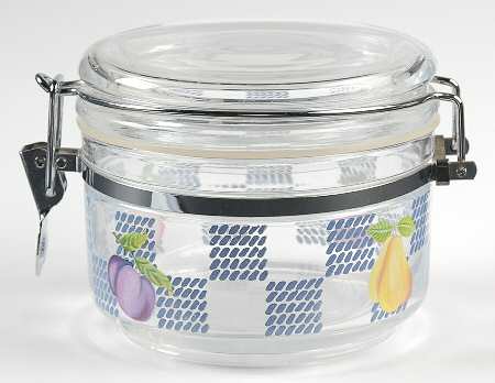 Hopscotch (Fruit) Small Acrylic Storage Jar & Lid