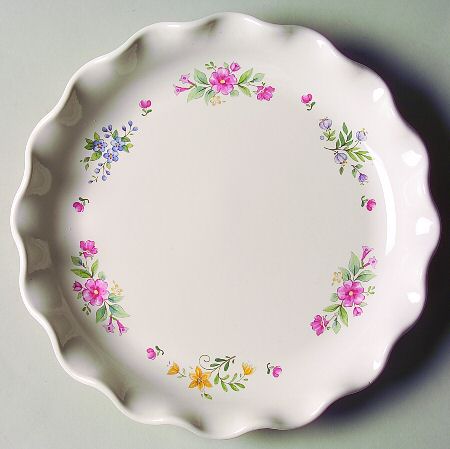 Meadow Lane Fluted Luncheon Plate
