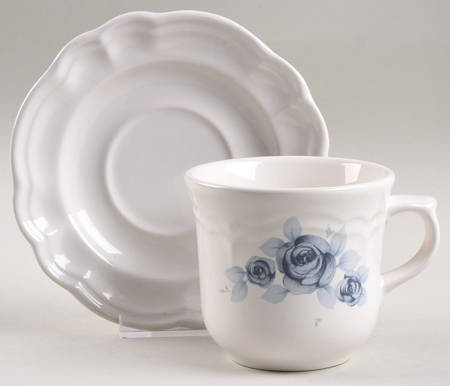 Memories Flat Cup & Saucer Set
