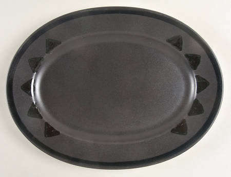 Midnight Sun 12" Oval Serving Platter