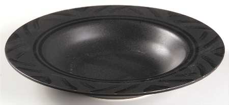 Midnight Sun Large Rim Soup Bowl