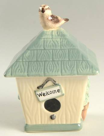 Naturewood Figural Sugar Bowl & Lid