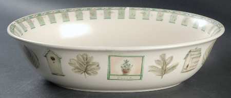 Naturewood 10" Oval Vegetable Bowl