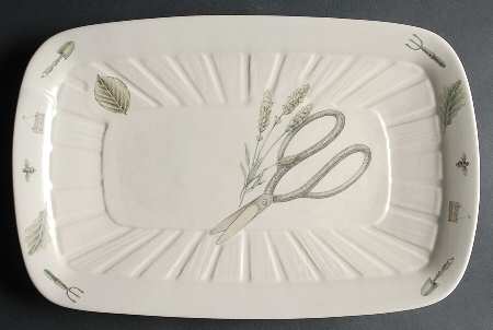 Naturewood 14" Sculptured Rectangular Platter by Pfaltzgraff