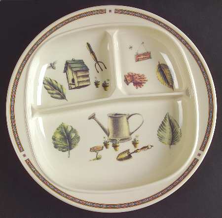 Naturewood Melamine Adult Divided Plate