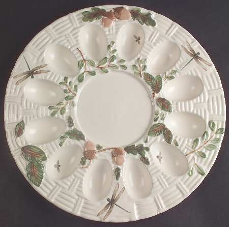 Naturewood Sculpted Deviled Egg Plate