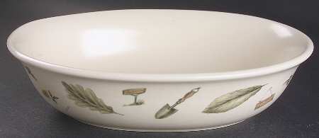 Naturewood 8" Oval Vegetable Bowl