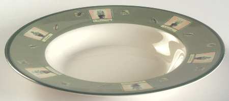 Naturewood Large Melamine Rim Soup Bowl