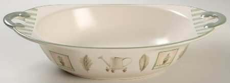 Naturewood 13" Nesting Handled Oval Serving Bowl