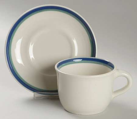 Northwinds Flat Cup & Saucer Set