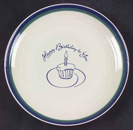Northwinds Happy Birthday Cake Plate