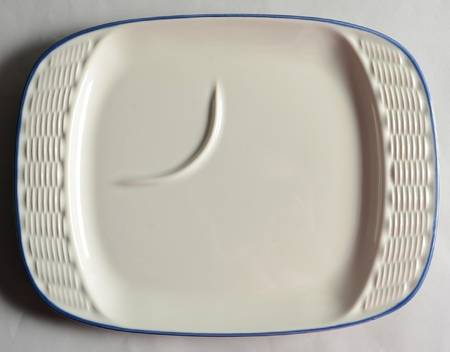 Northwinds Rectangular Basketweave Snack Tray