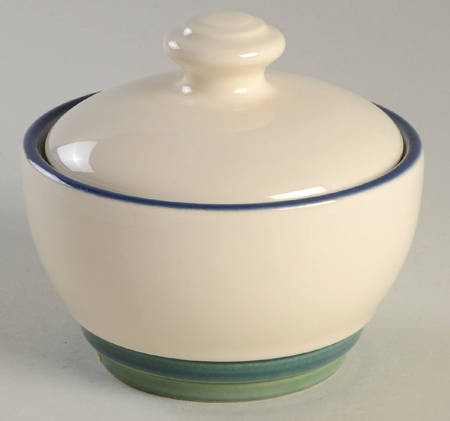 Ocean Breeze Sugar Bowl & Lid