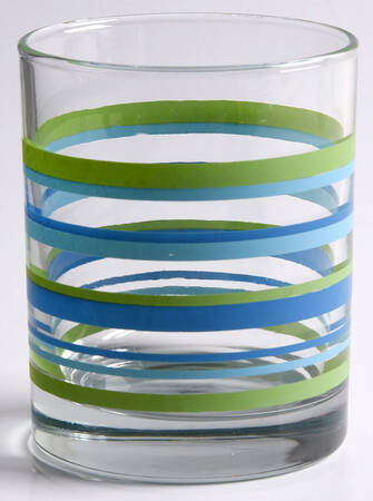 Ocean Breeze Glassware Double Old Fashioned by Pfaltzgraff