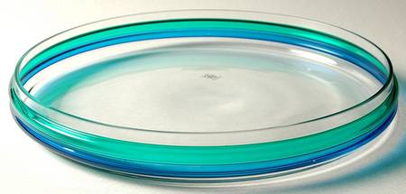 Ocean Breeze Round Glassware Platter