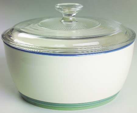 Ocean Breeze 2 Qt Round Covered Casserole