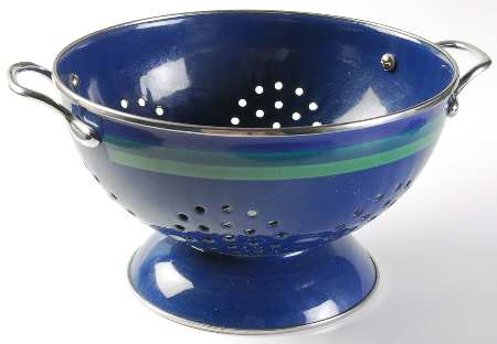 Ocean Breeze Metal Colander