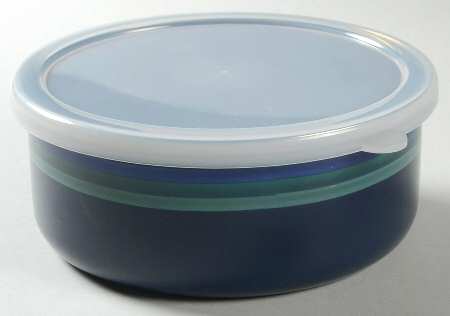 Ocean Breeze Bowl-Metal 5 3/4" with Plastic Lid