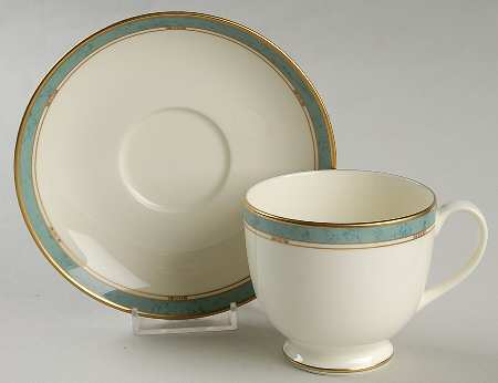 Patina Footed Cup & Saucer Set