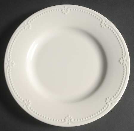 Pearl Brocade Luncheon Plate