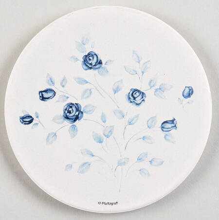 Poetry Glossy Round (Thirsty) Stone Coaster