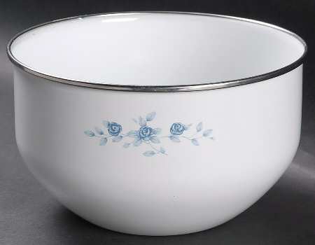 Poetry Glossy 7 3/4" Metal Bowl